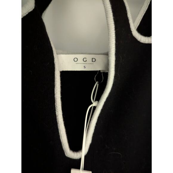 Revolve Black Dress One Grey Day With Twist Halter Neck - Picture 6 of 9